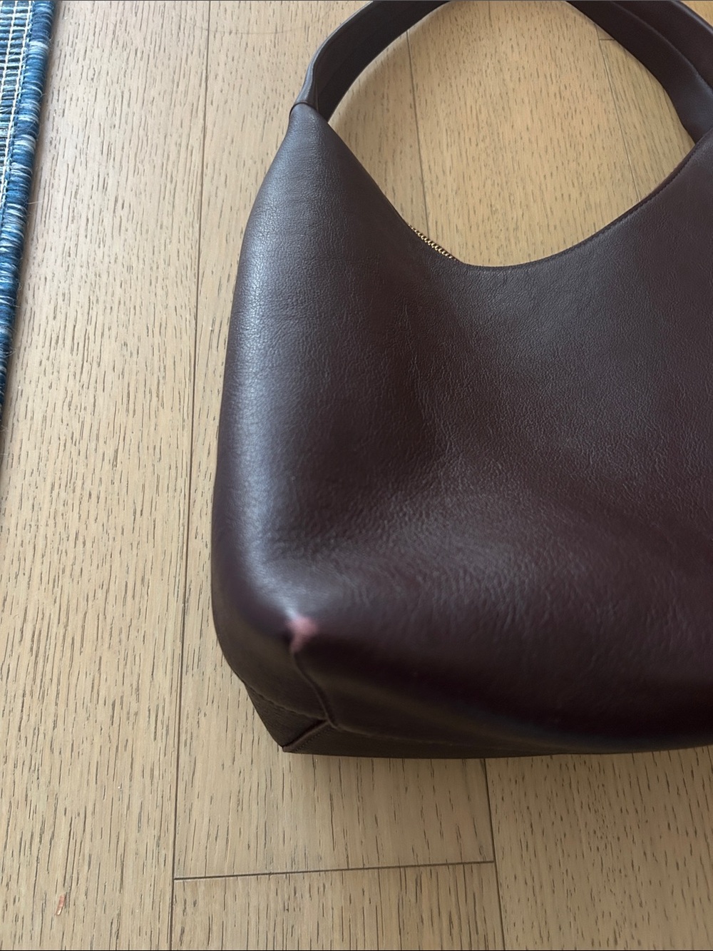 Mansur Gavriel Candy Hobo Bag in Pomegranate - Picture 4 of 5